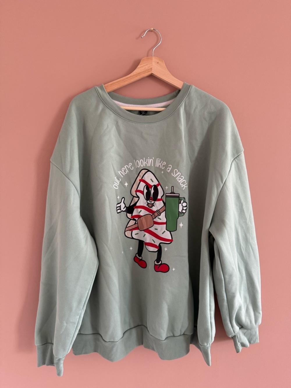 Funny Christmas Tree Graphic Crewneck